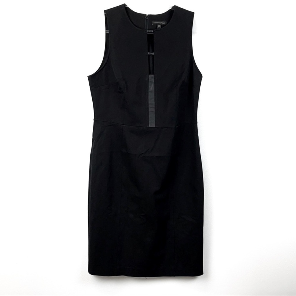Banana republic sleeveless black dress size 16